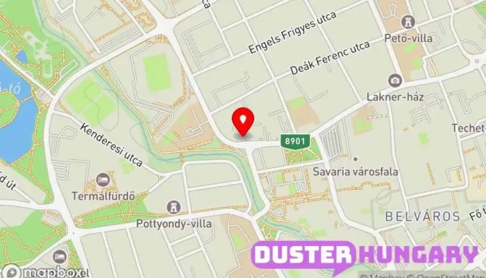 térkép Vas Vármegyei Rendőr-főkapitányság Rendőrőrs ban Szombathely