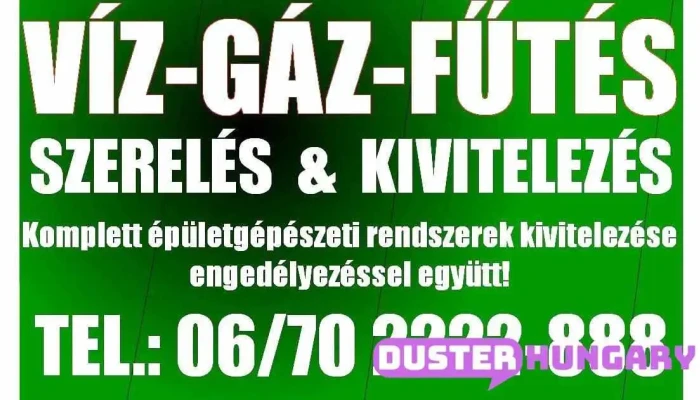 Víz gáz központi fűtés szerelés, kivitelezés! - Hungary