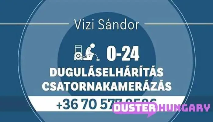 Vizi Sandor Dugulaselharitas Csatornakamerazas 0 24 Osszes - Balatonfenyves