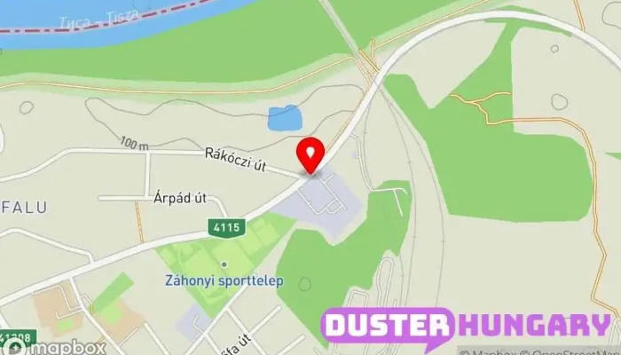 térkép Záhonyi Határrendészeti Kirendeltség Rendőrőrs ban Záhony