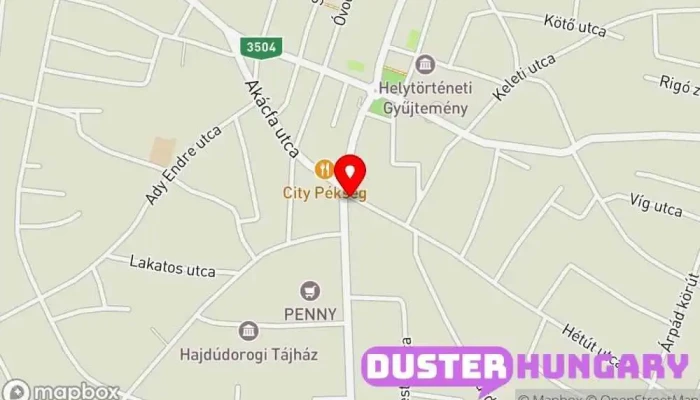 térkép ZAJGATÓ Kft. Könyvelési szolgáltatás, Lottóüzlet ban Hajdúdorog