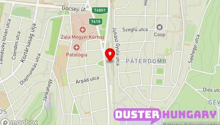 térkép Zalaegerszeg Vasútállomás ban Zalaegerszeg