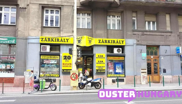 Zarkiraly Kft Kulcsmasolas Zarszakuzlet Kulso - Budapest