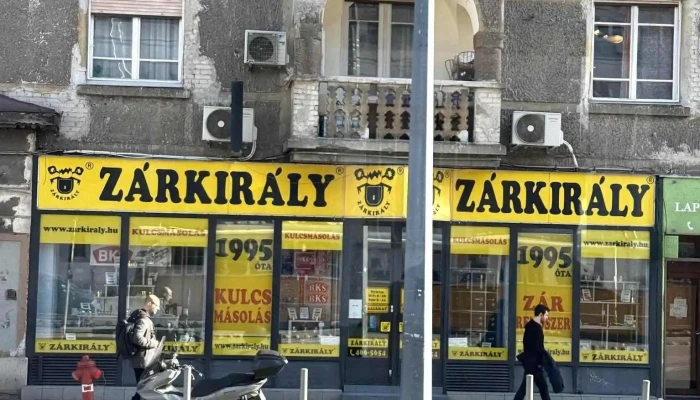 Zarkiraly Kft Kulcsmasolas Zarszakuzlet Kulso - Budapest