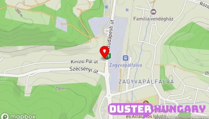 térkép Zsember-I Ker.Kft. Építőanyag-kereskedés ban Salgótarján
